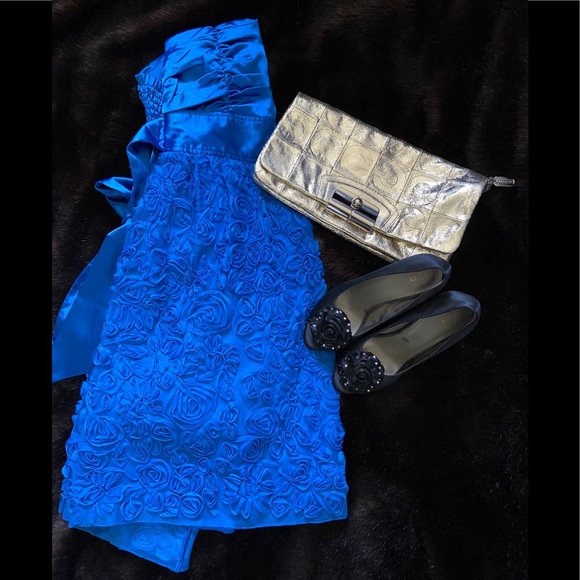 Blue Party Dress - Picture 2 of 4